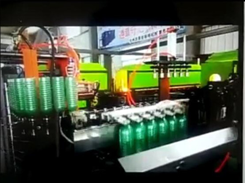 6-cavities automatic blow molding machine for ice bottles